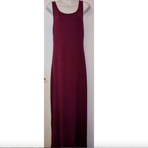 Maxi Tank Dress- Dark Magenta- Size Small/Medium